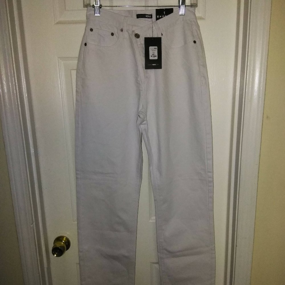 Crossover Straight Leg Women's Jean